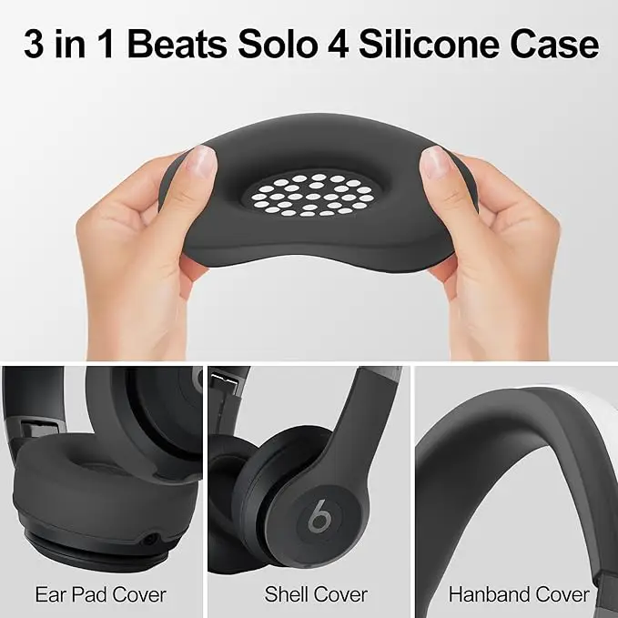 【3 in 1】 Solo 3/4 Silicone Cas - огляд і ціна Beats Headphone Solo 4