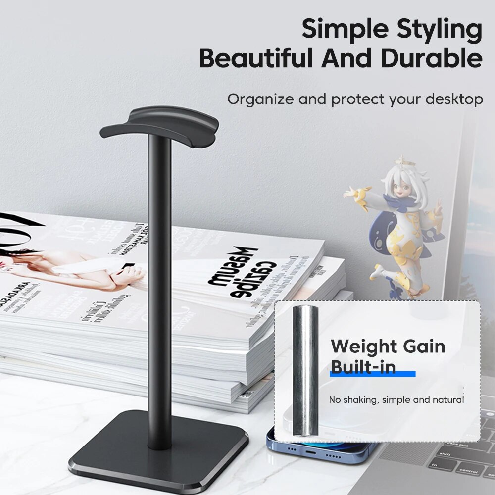 Universal Headphone Stand Alum - огляд і ціна Headphone Stand Desk